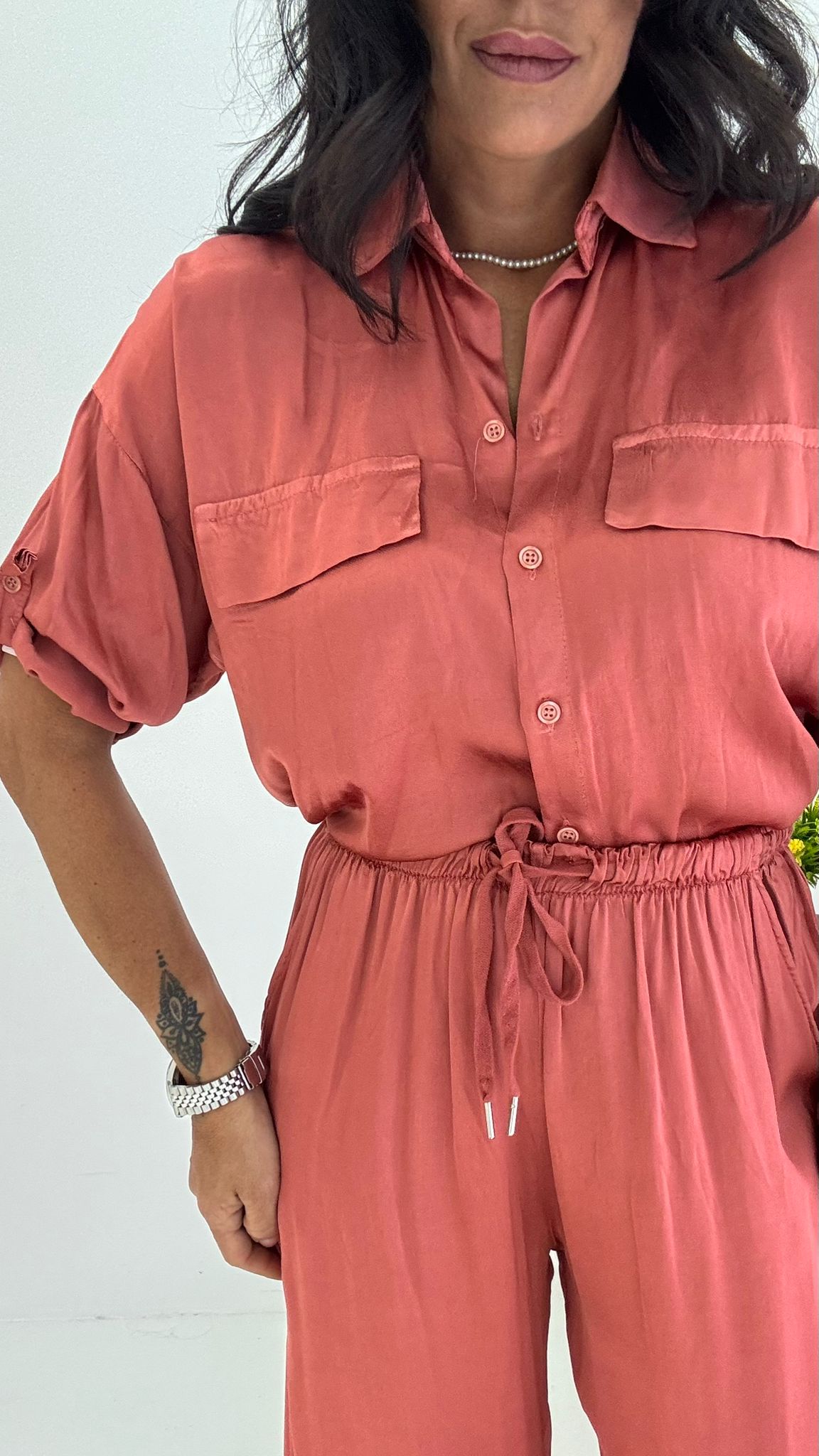 CAMICIA SATIN