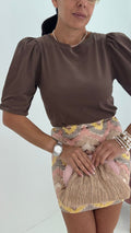 T-shirt Manica a sbuffo