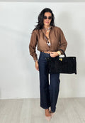 Denim Cropped Blu