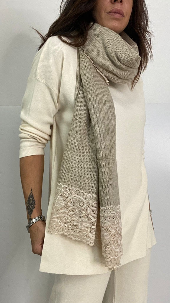 sciarpa pizzo