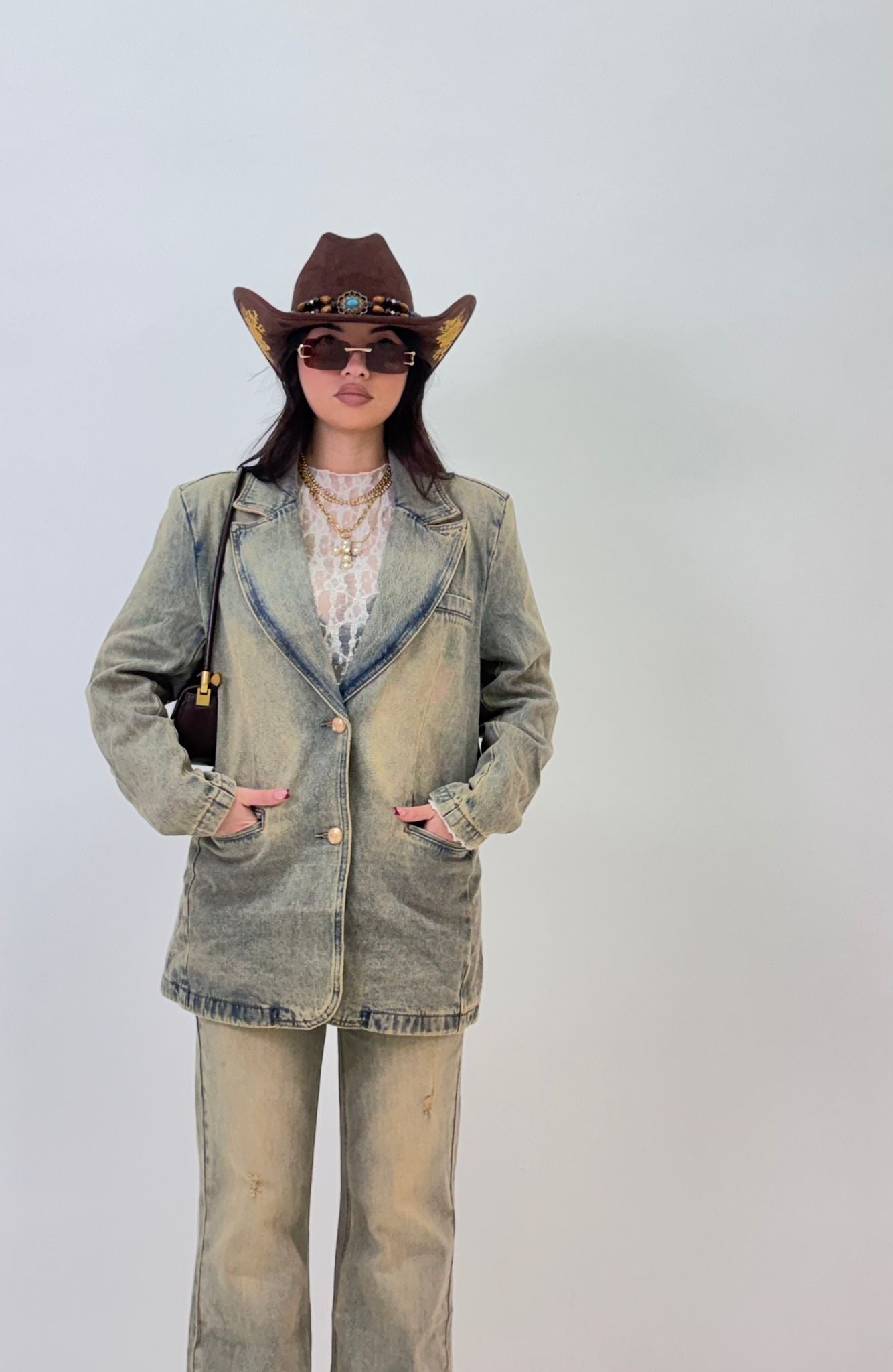 Blazer denim Vintage