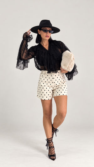 Shorts Lady Point Avorio