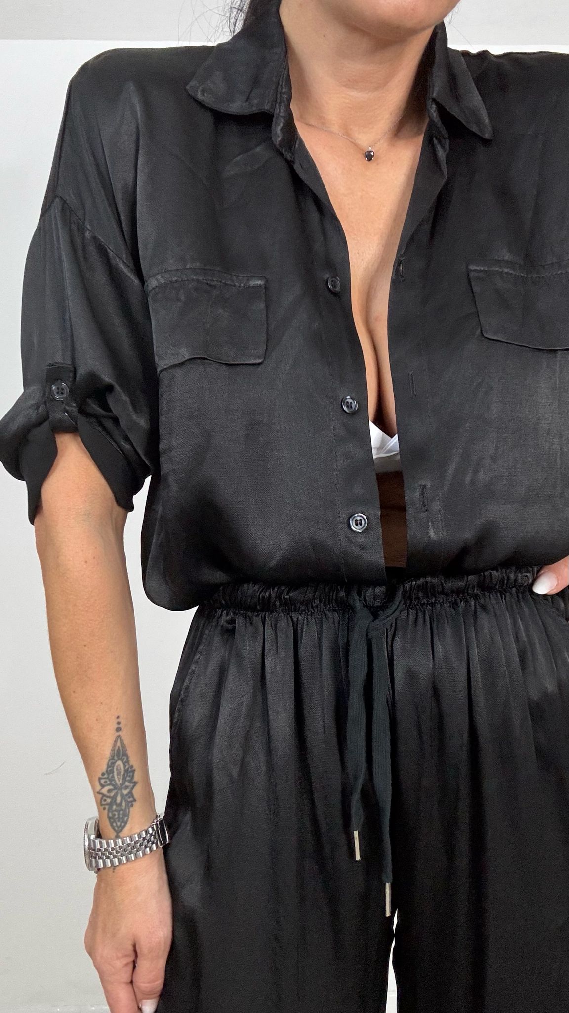 CAMICIA SATIN