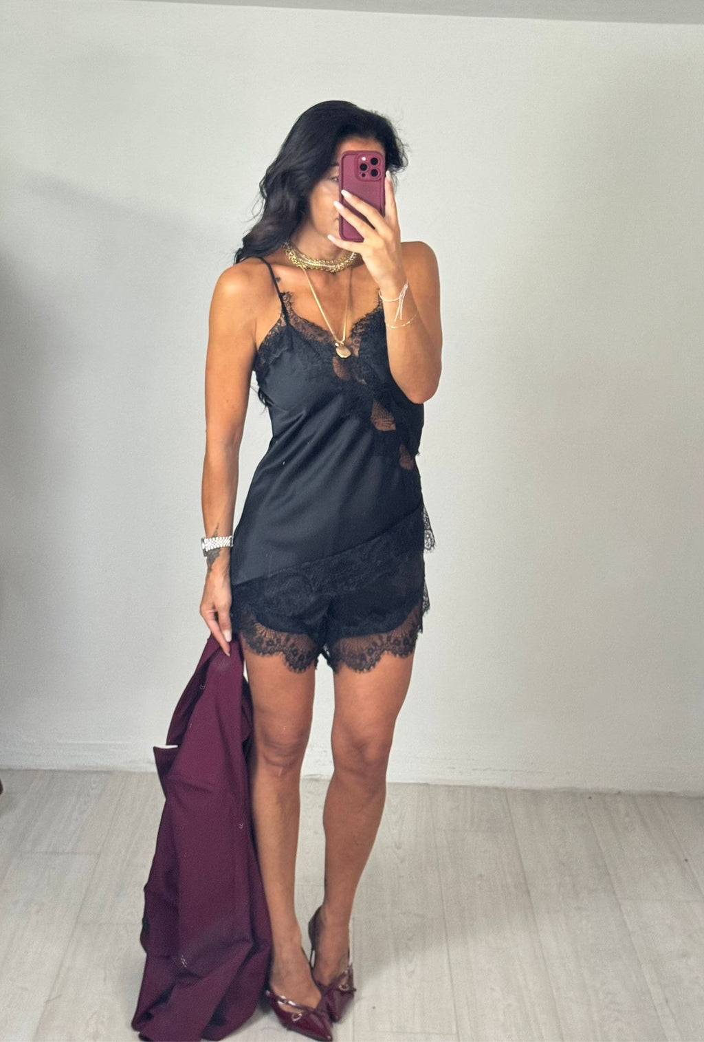 Top Zayra con pizzo
