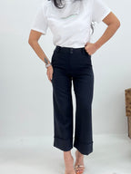 Pantaloni Johanna cropped