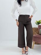 Pantaloni Johanna cropped