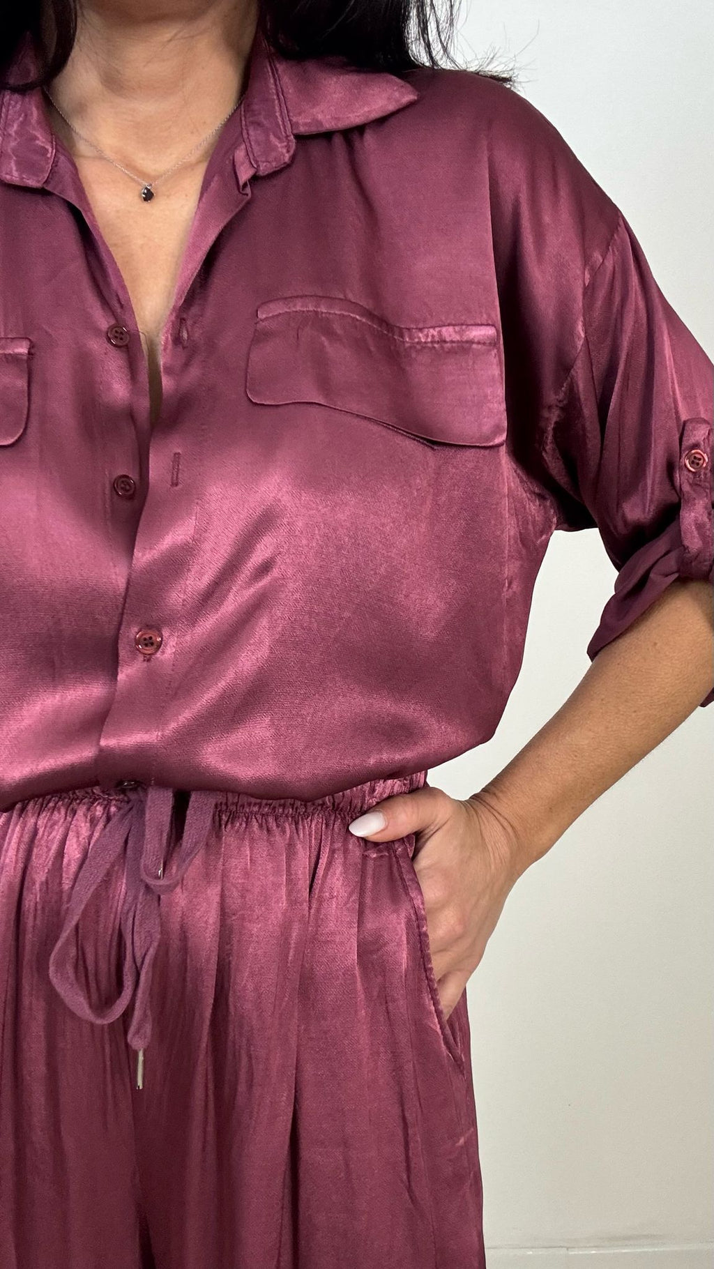 CAMICIA SATIN