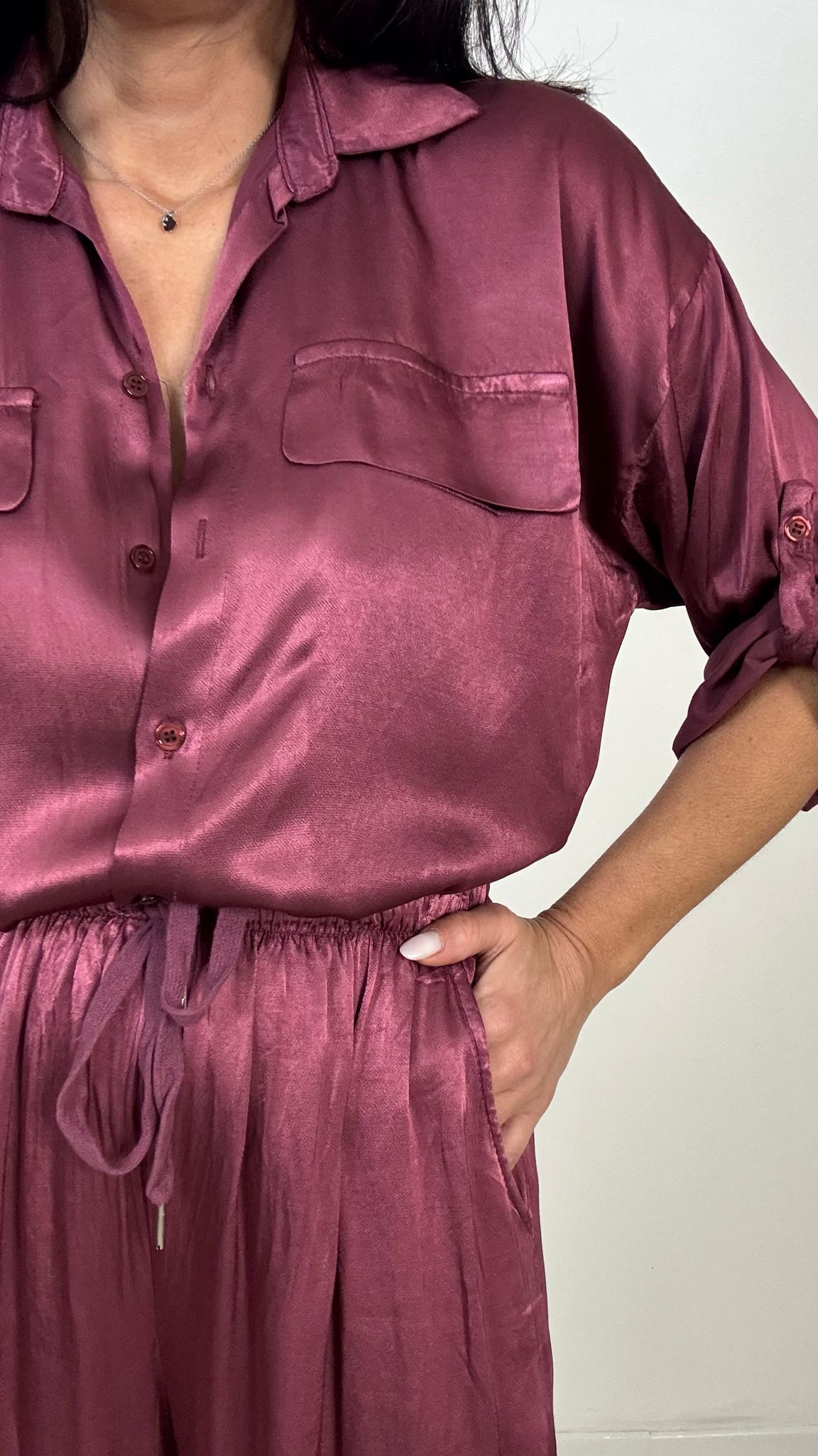 CAMICIA SATIN