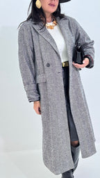 Cappotto Spigato Lungo