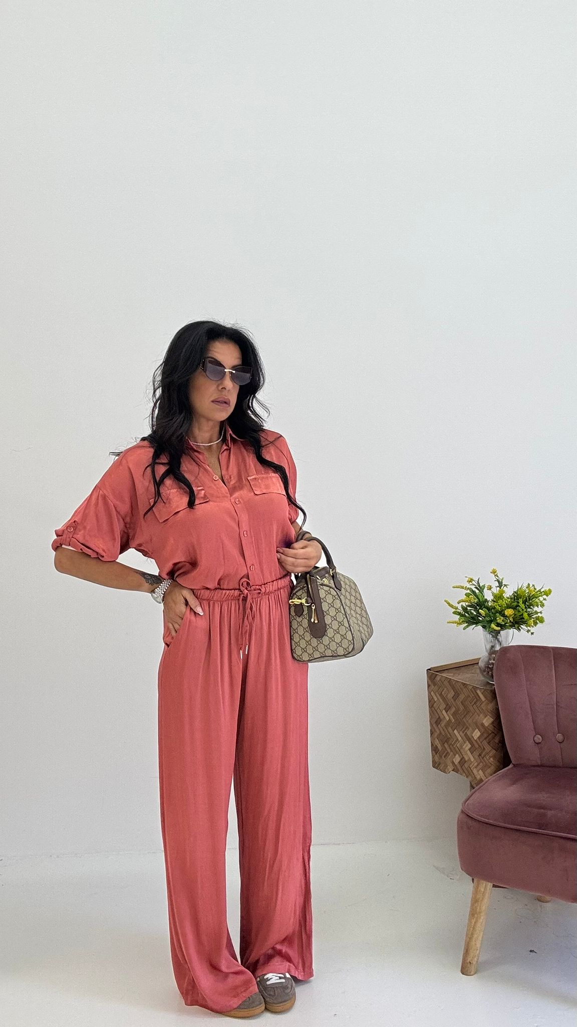 CAMICIA SATIN