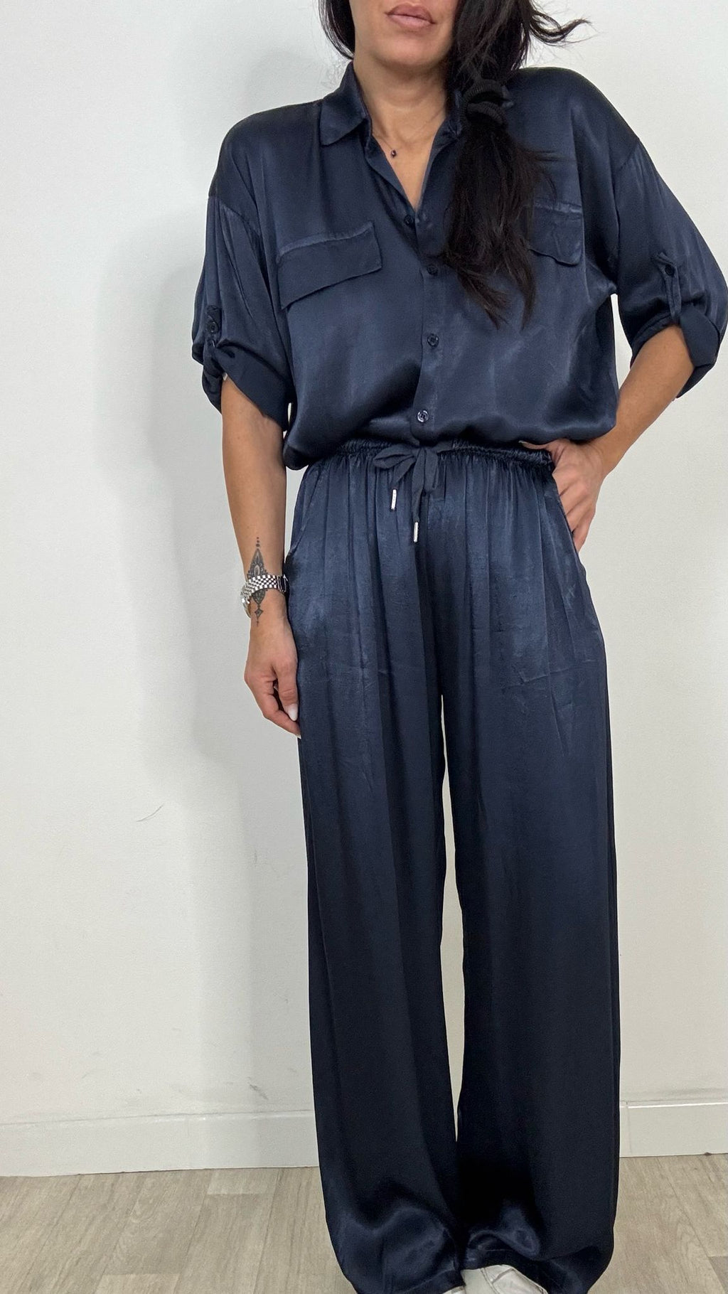 pantalone satin