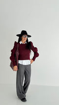 Pantaloni Tweed