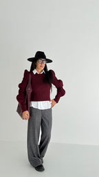 Pantaloni Tweed