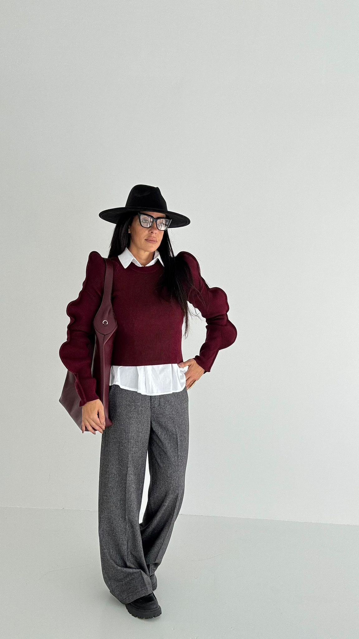 Pantaloni Tweed