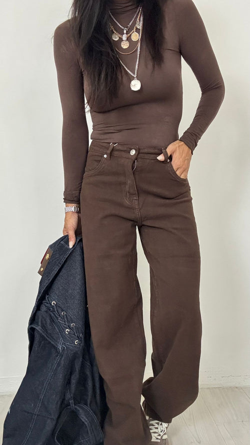 Ballon wide Brown