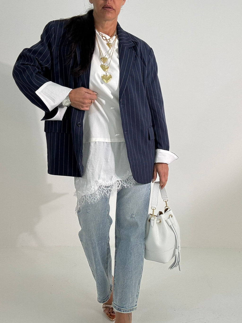 Blazer Gessato Olga