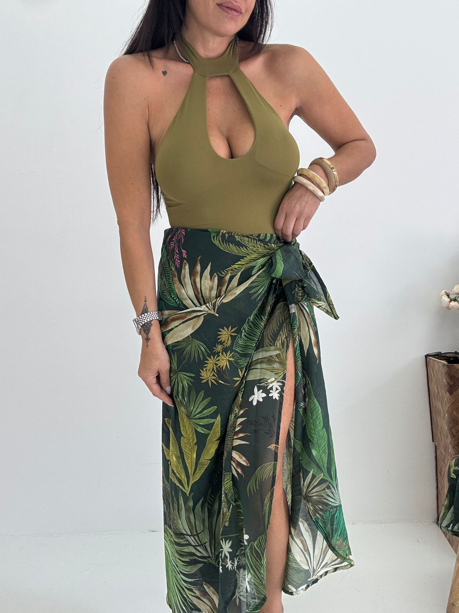 Gonna Pareo Tropical Lumina
