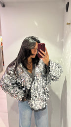 Cardigan con Paillettes