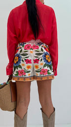 Shorts Pareo tropical