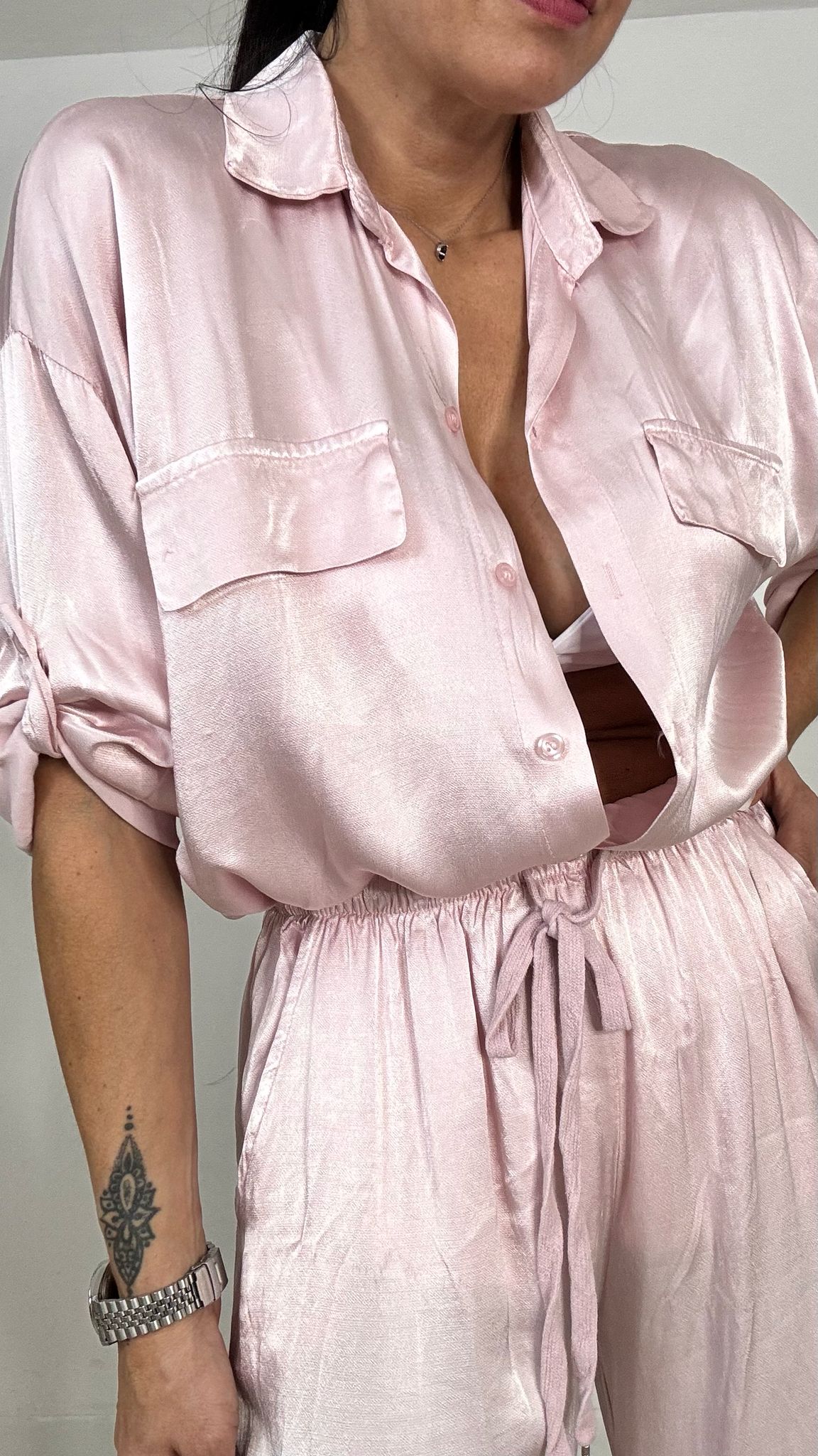 CAMICIA SATIN