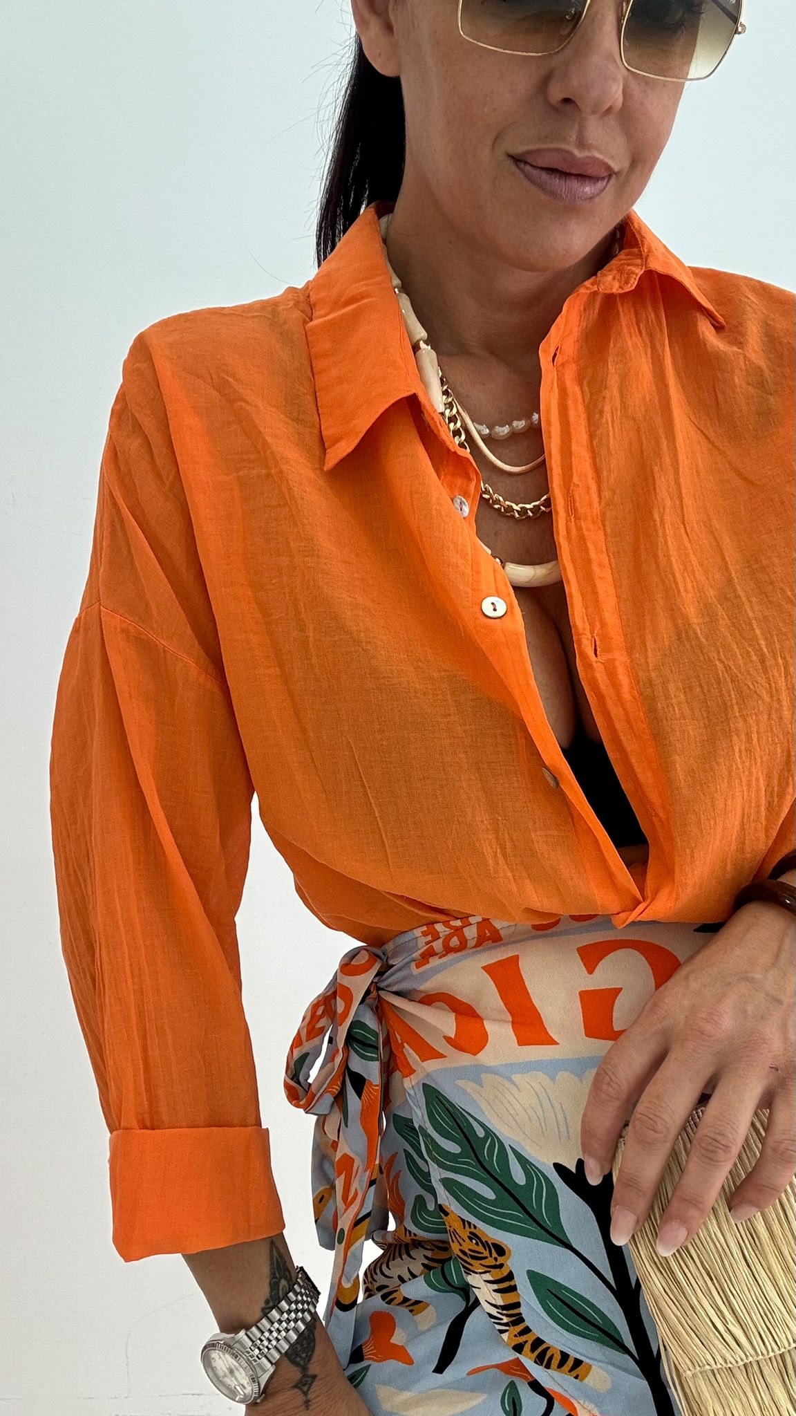 Camicia 100% cotone