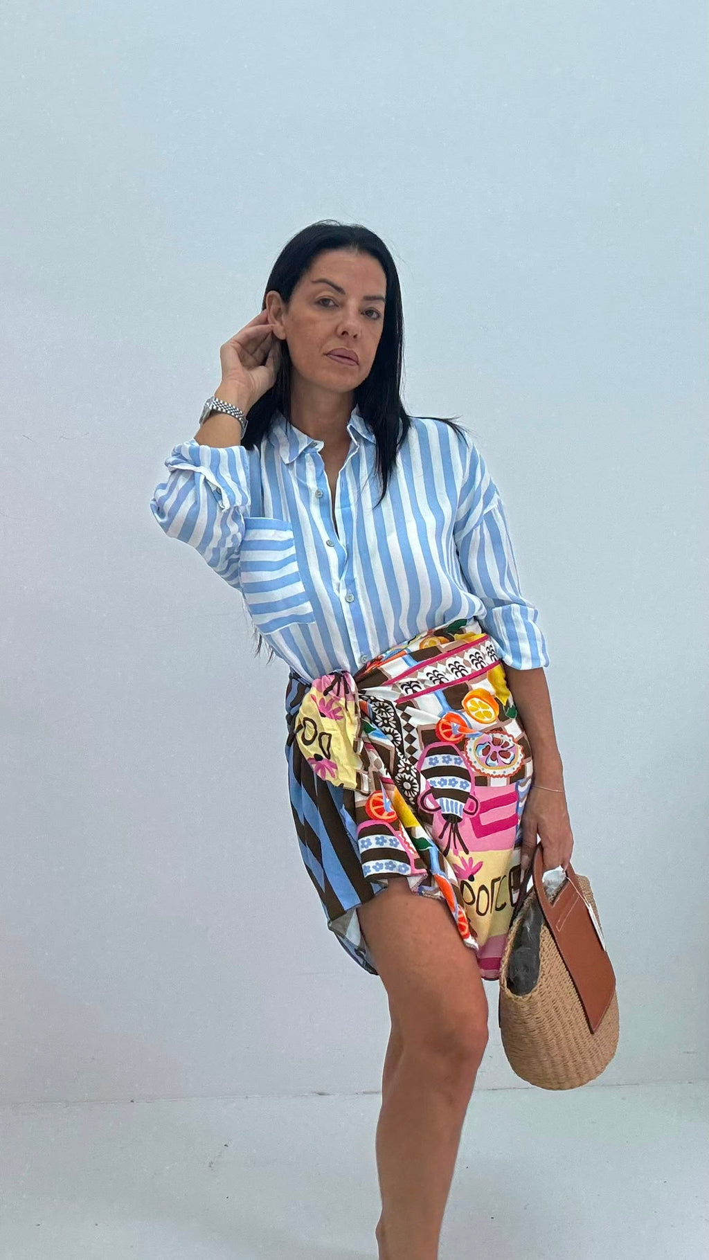 Camicia Rigata Combo