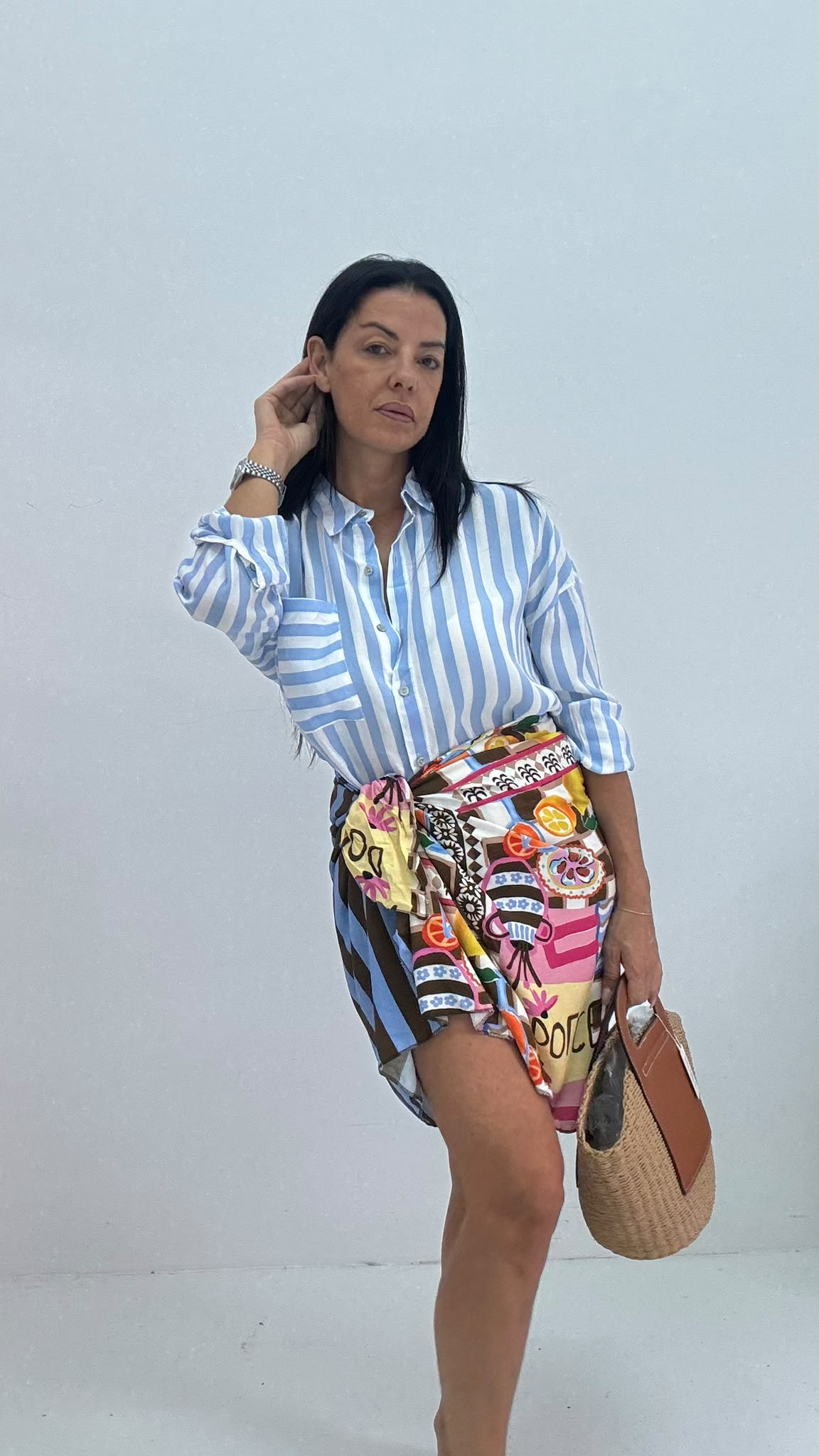 Camicia Rigata Combo