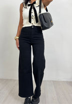Denim Cropped Nero