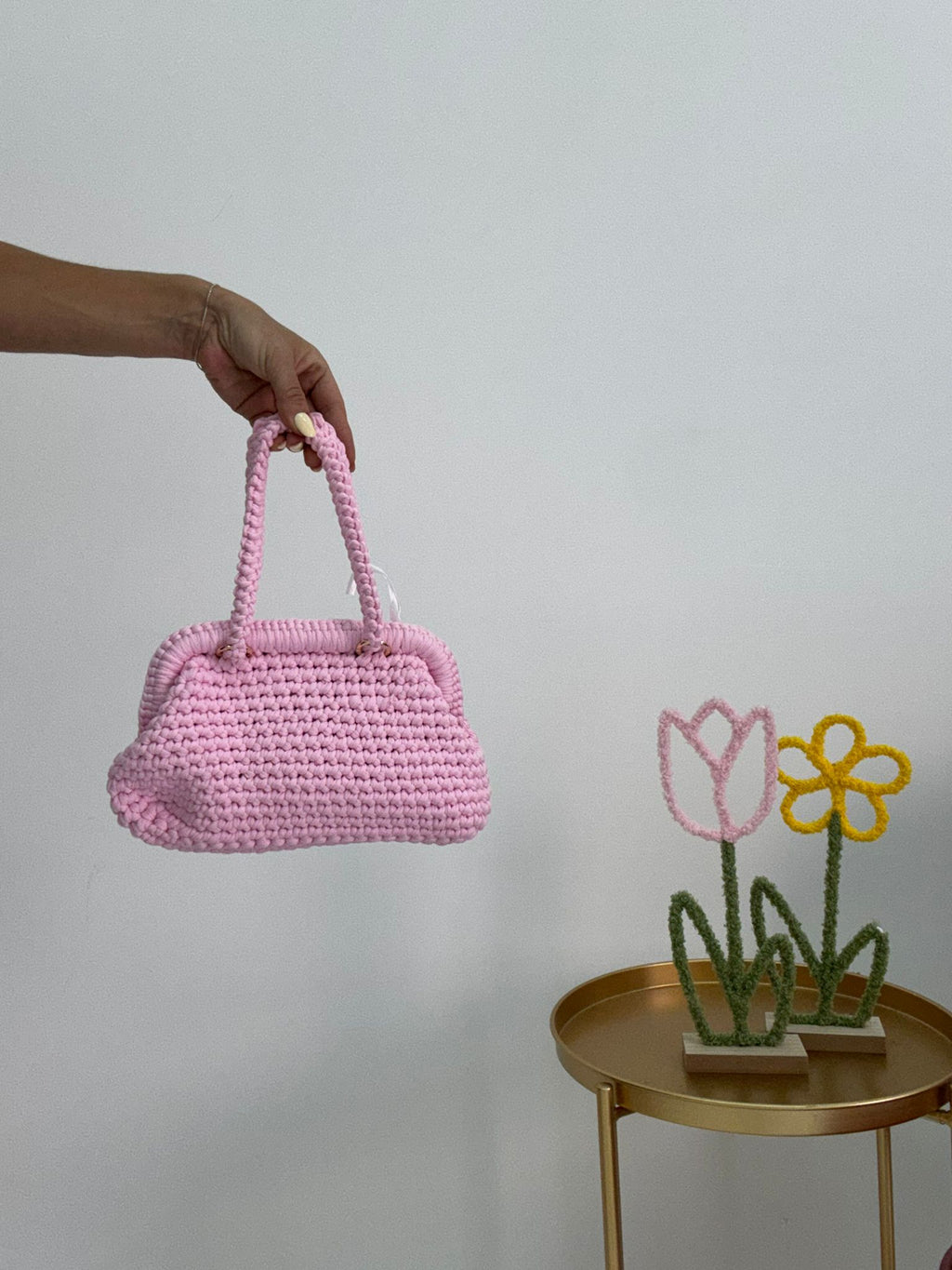Clutch bag crochet