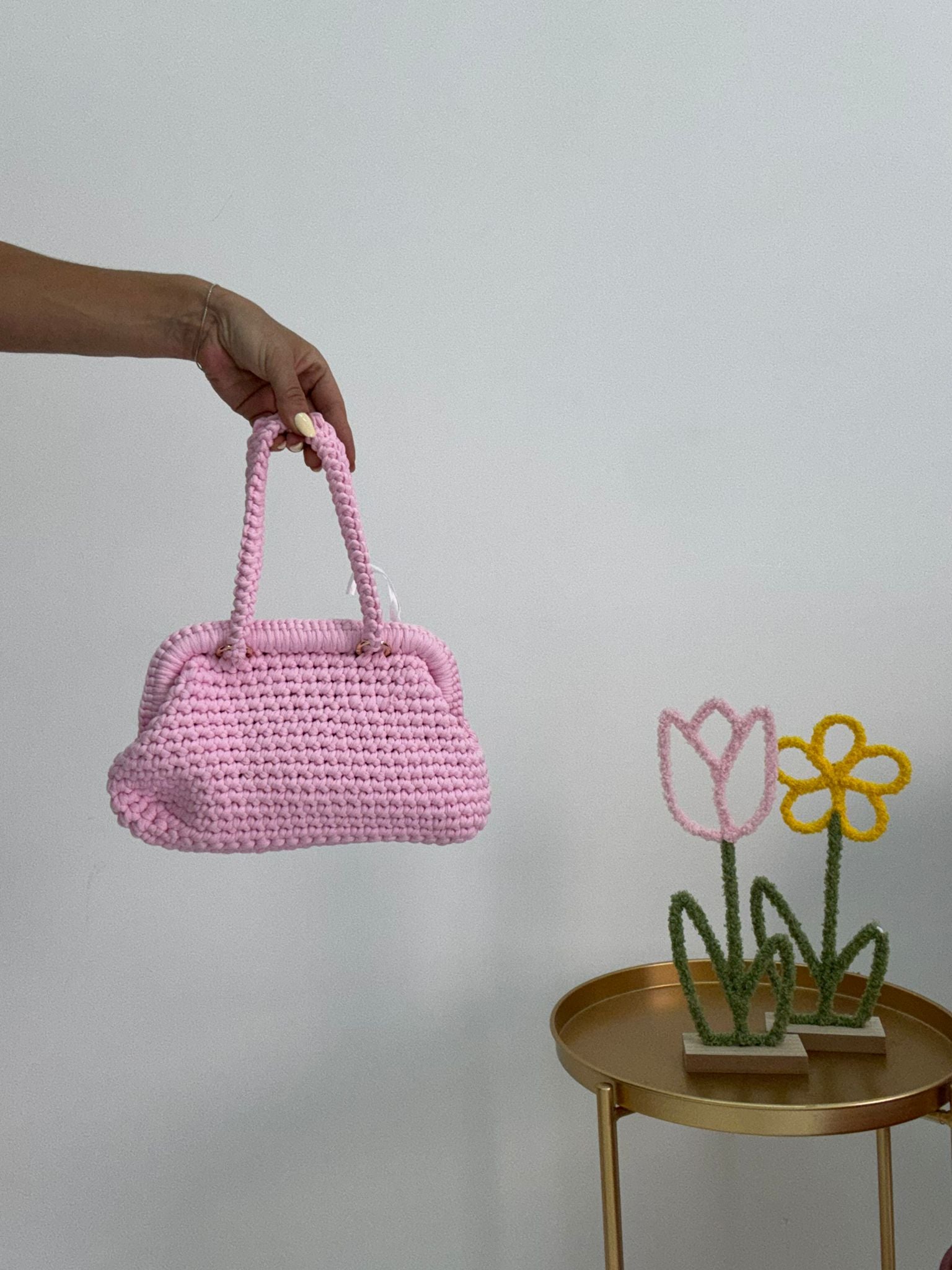 Clutch bag crochet
