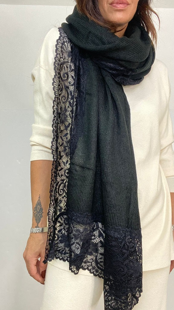 sciarpa pizzo