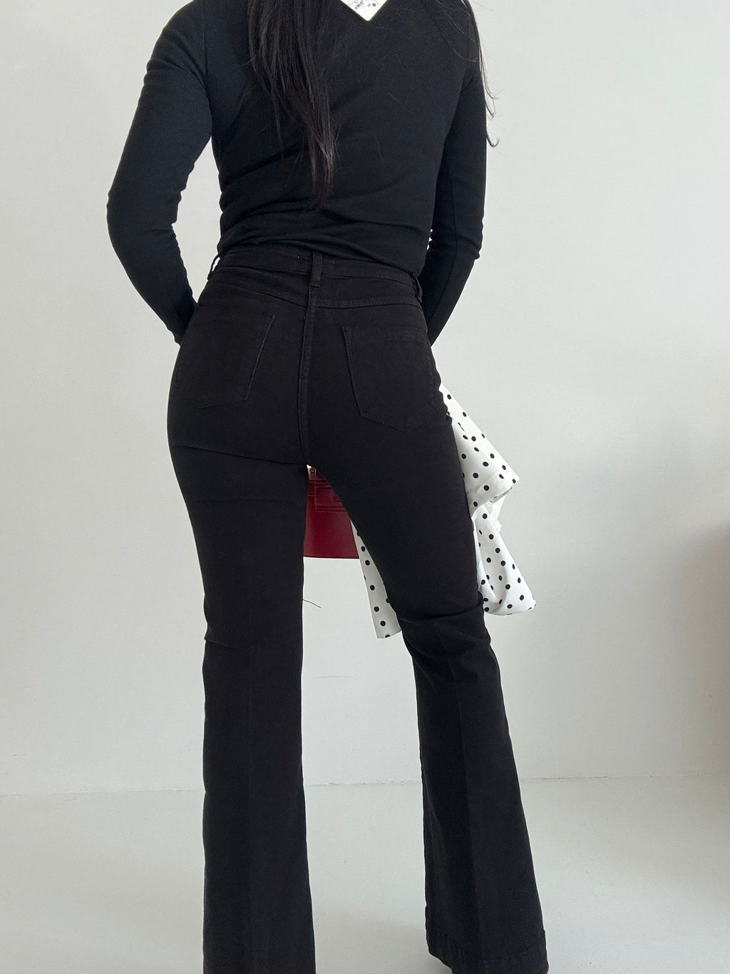 Jeans Flaire Nero 39-1