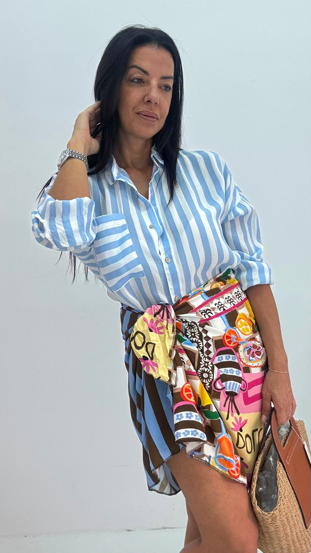Camicia Rigata Combo