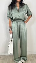 pantalone satin