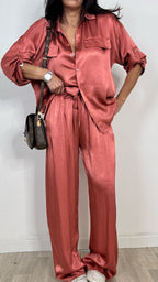 pantalone satin