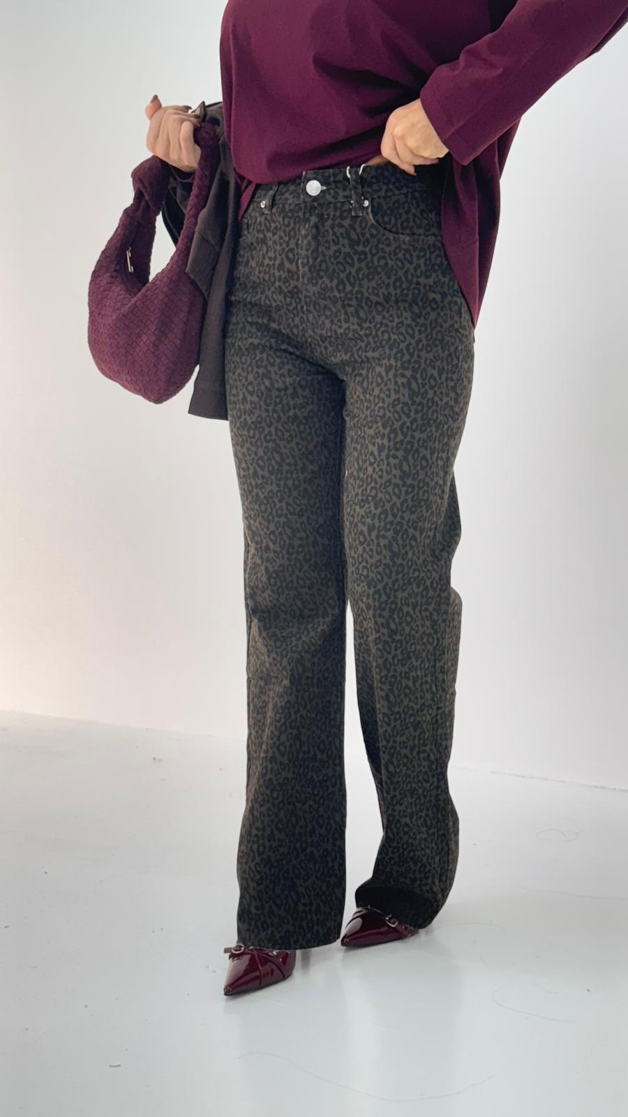Jeans Leopardo