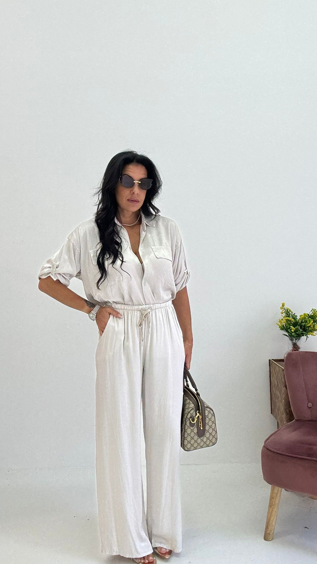 CAMICIA SATIN