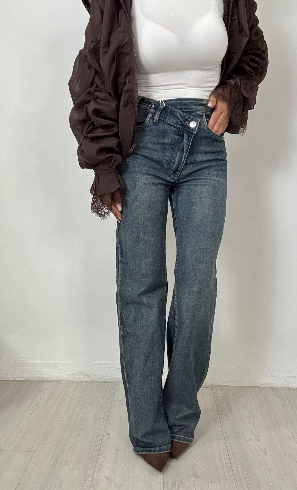Jeans Wide Incrocio 911
