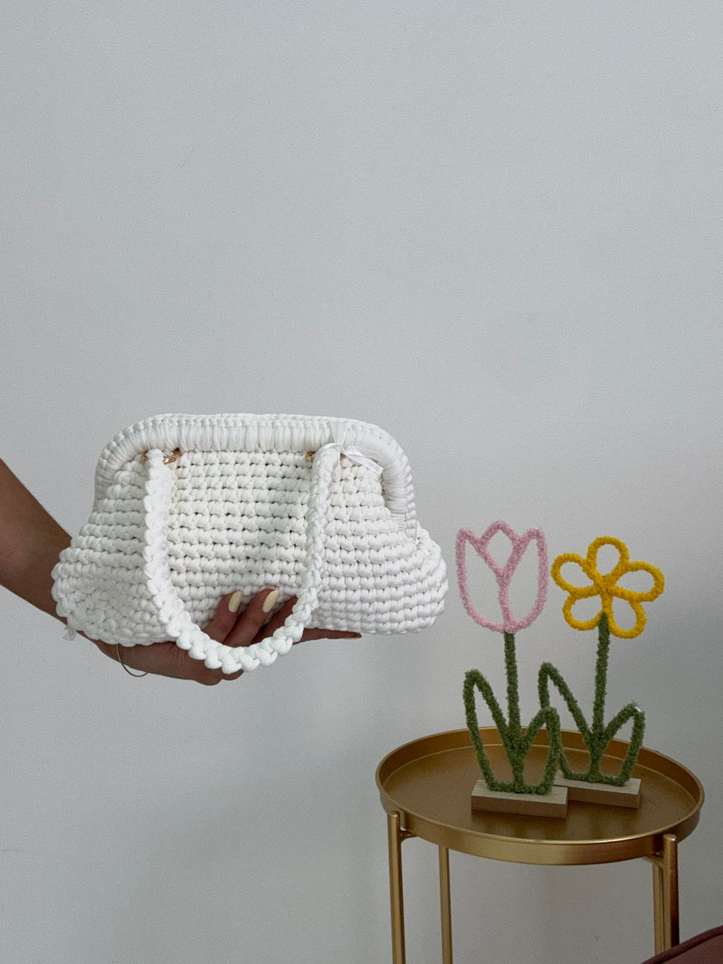 Clutch bag crochet