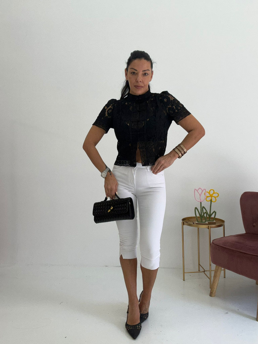 Jeans Capri Slim Fit