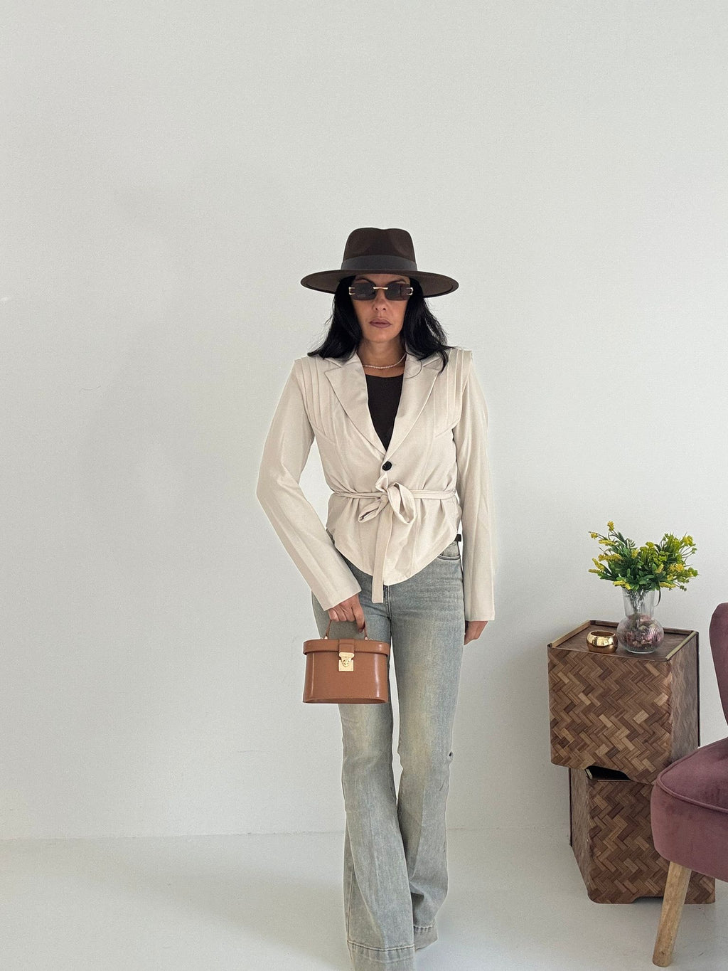Jeans Flaire vintage brown 927
