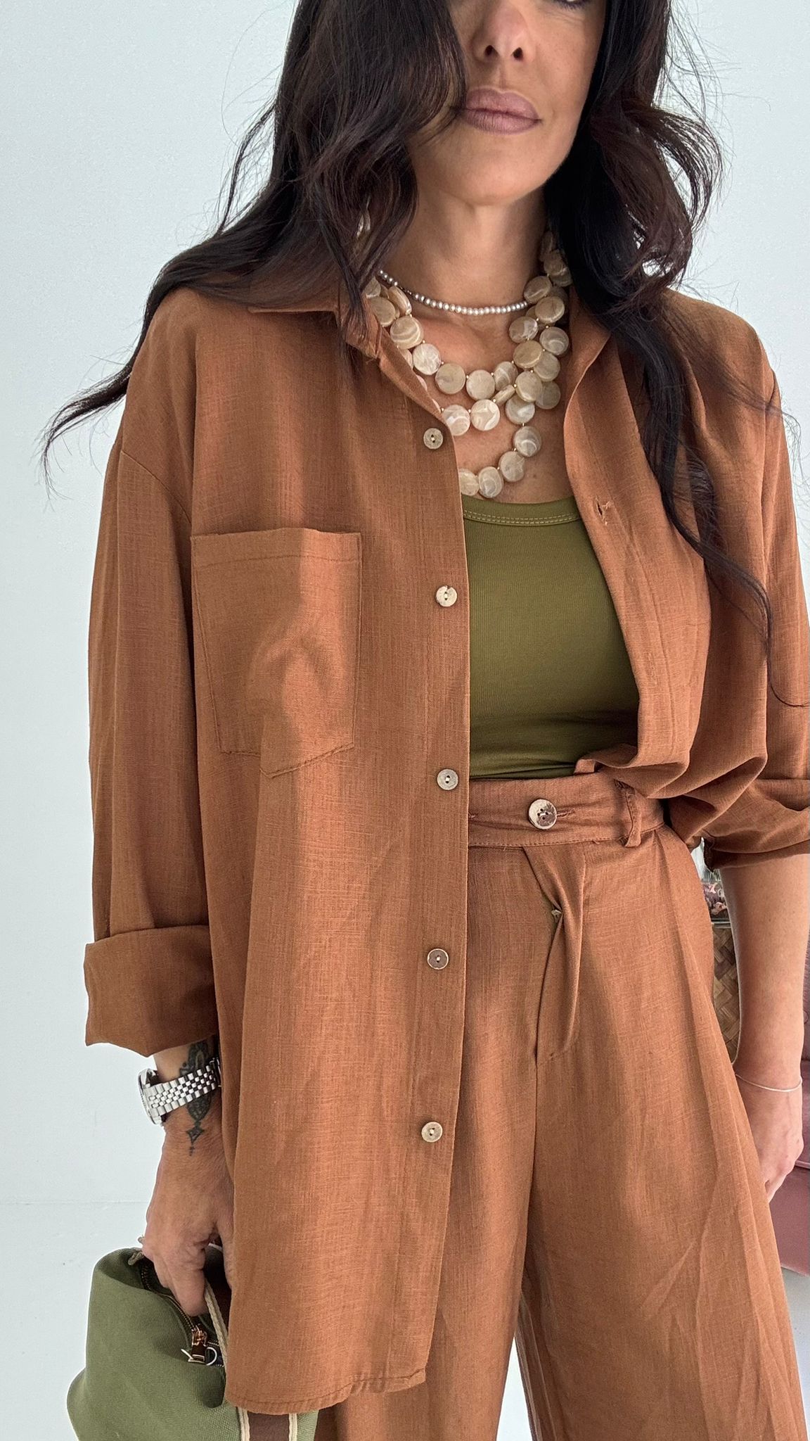 camicia lino