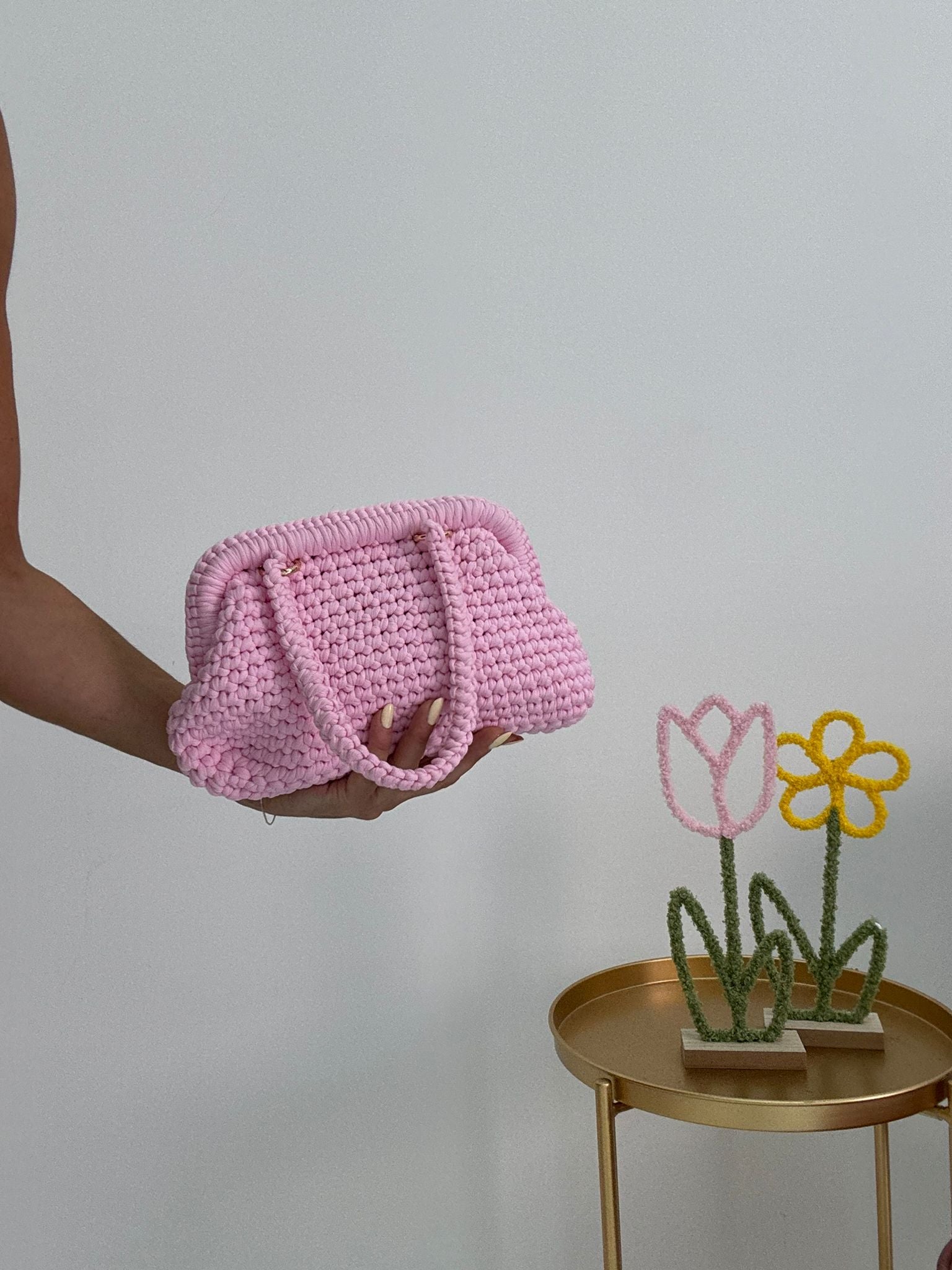 Clutch bag crochet
