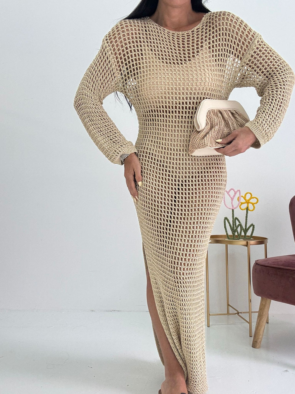 Abito Rete Lurex