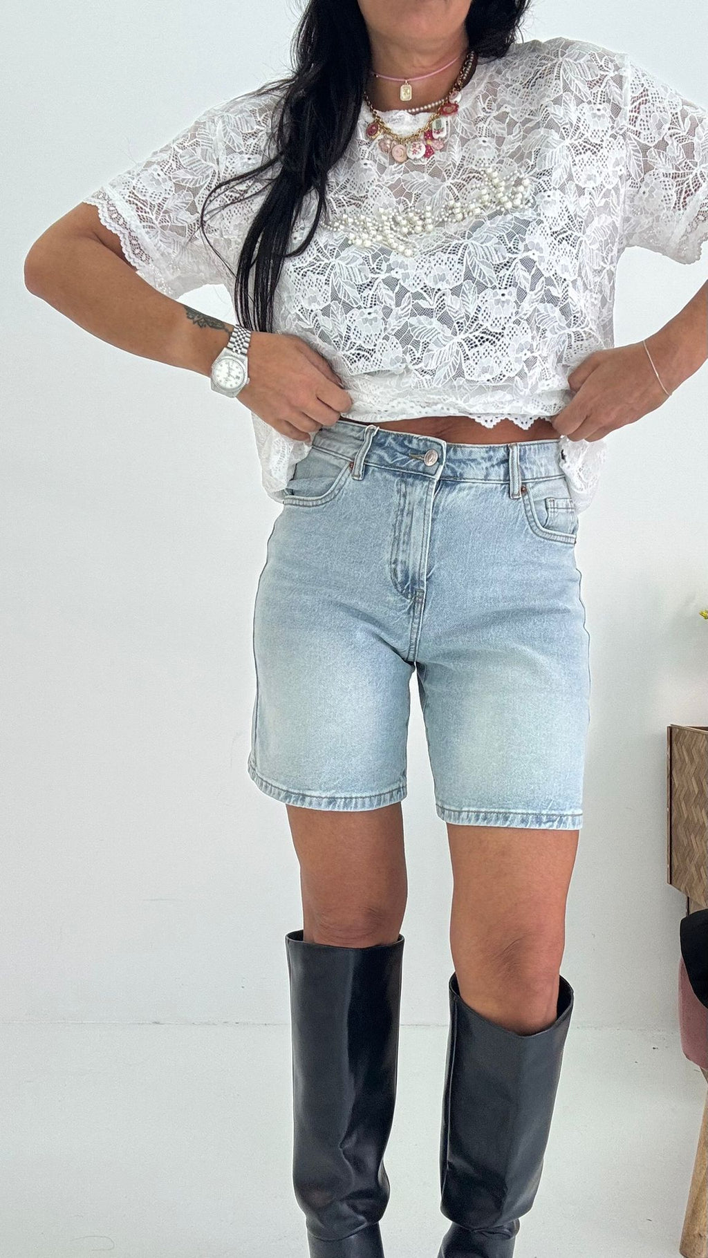 Denim Shorts 498