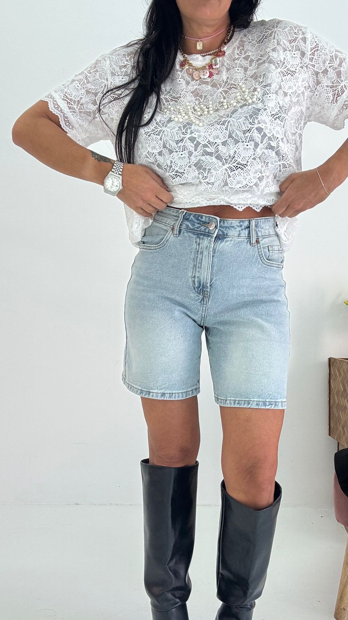 Denim Shorts 498